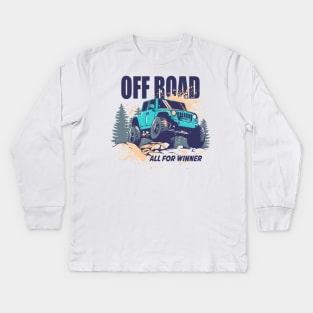 offroad all for winner Kids Long Sleeve T-Shirt